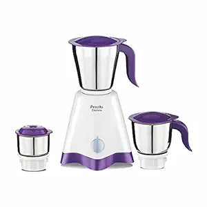 Preethi Crown MG-205 500-Watt Mixer Grinder (White/Purple)