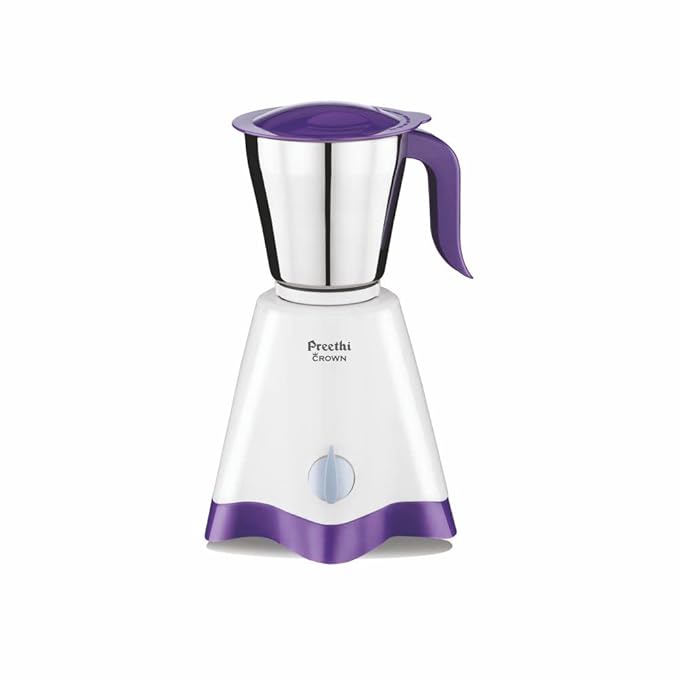 Preethi Crown MG-205 500-Watt Mixer Grinder (White/Purple)