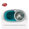 Pigeon Clean Easy Deluxe Spin Mop with Big Wheels and Stainless Steel Wringer (Aqua Green, 2 Refills)