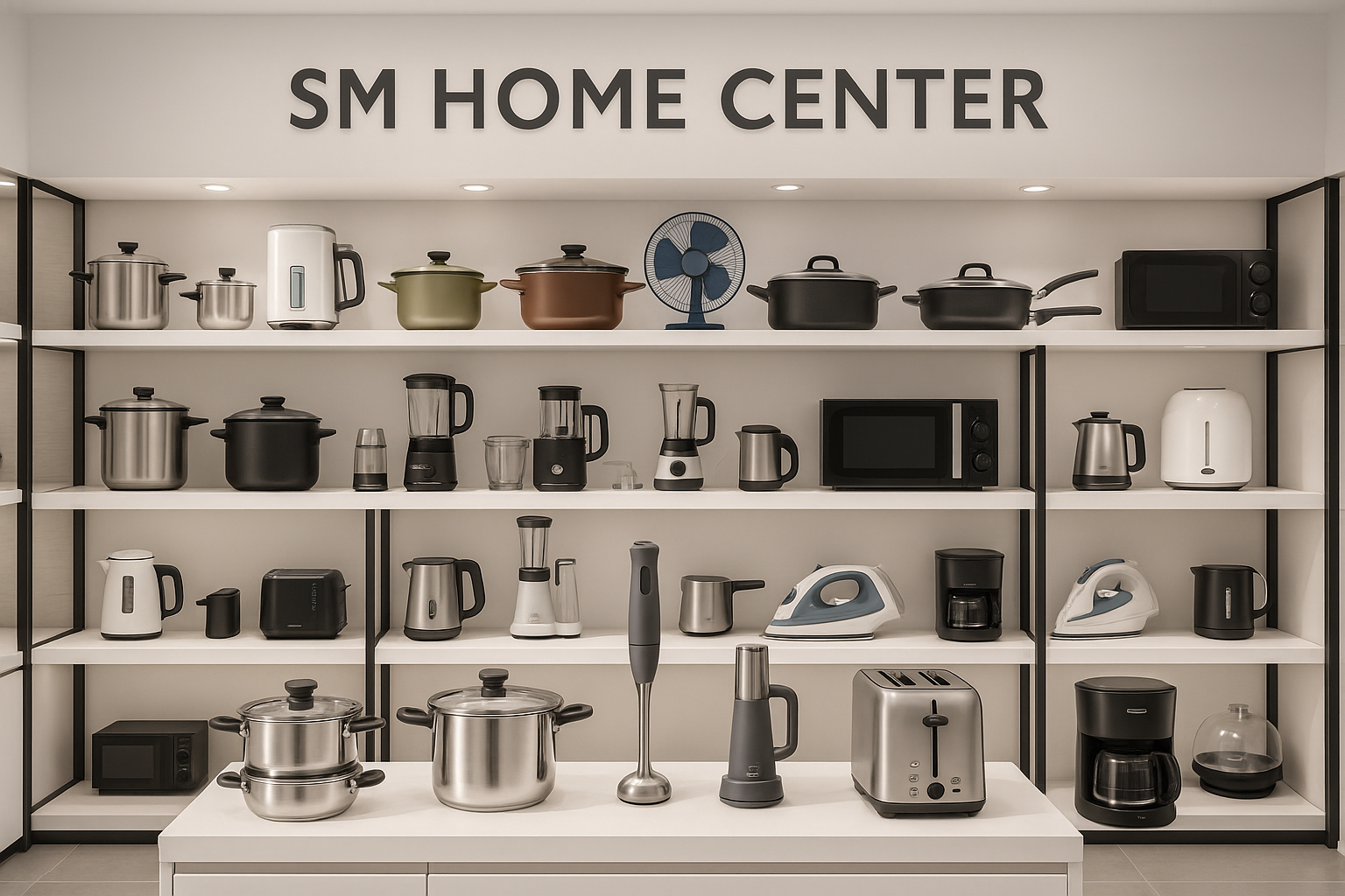 Elegant SM HOME CENTER store display