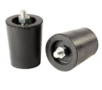 ubber L.P.G Gas Stove Legs with Inner Stainless Steel Nut - Bolt (Black) - Set of 4 Pieces