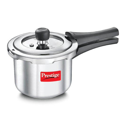 Prestige 2L Popular Svachh Aluminium Outer Lid Pressure Cooker|Ideal for 2-3 Persons|Deep lid for Spillage Control|5 Years Warranty