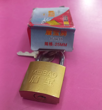 China pad locks from 20mm to 62mm size -2/3 spare keys