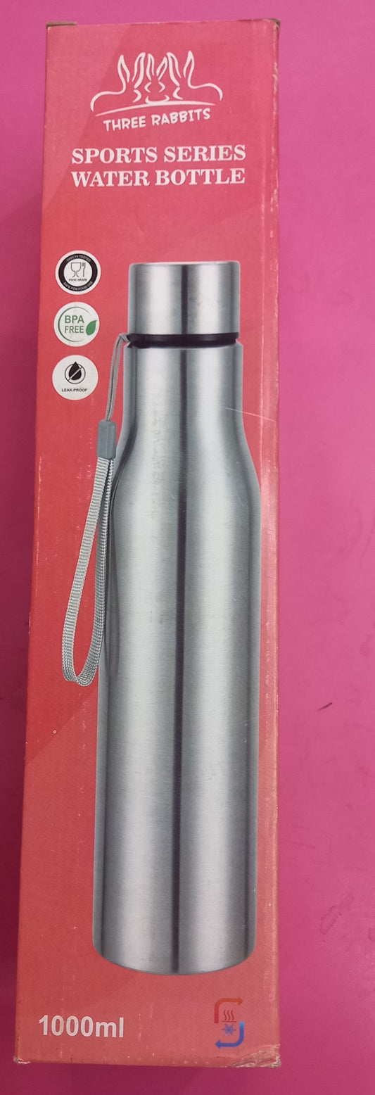 Stainless steel water bottle 1L