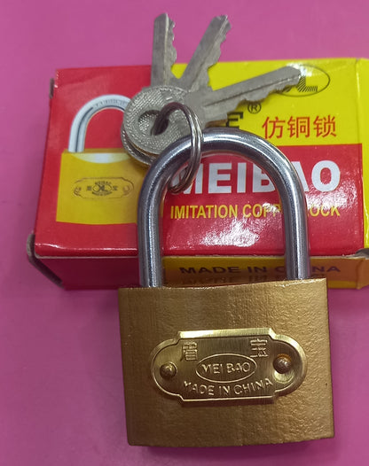 China pad locks from 20mm to 62mm size -2/3 spare keys