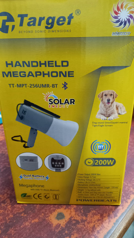 Target solar Mega phone
